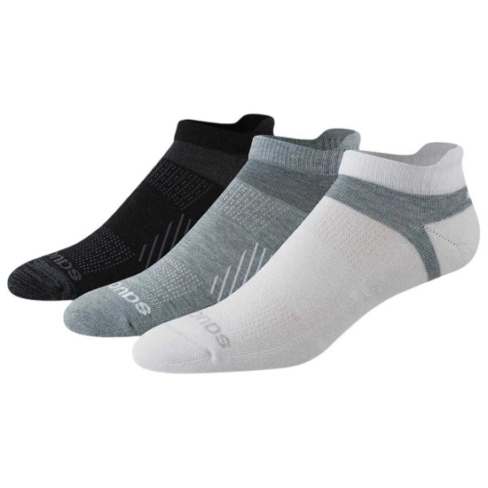Saucony Κάλτσες Inf Cushioned No Show with Tab Socks 3 pairs